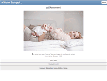 Tablet Screenshot of miriams-momentaufnahmen.de